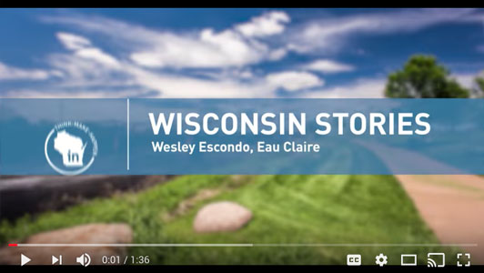Video Screenshot for Wisconsin Stories: Wesley Escondo